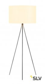 SLV 155492 FENDA E27 Stehleuchte, chrom, ohne Schirm