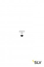 SLV 155551 FENDA E27 Deckenleuchte, weiss, ohne Schirm