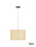 SLV 155562 FENDA E27 Pendelleuchte, chrom, ohne Schirm