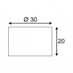 SLV 155583 FENDA Leuchtenschirm, beige