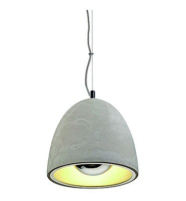 SLV 155711 SOPRANA SOLID Pendelleuchte, PD-2, rund, E27, max. 60W, Beton, mit Reflektor