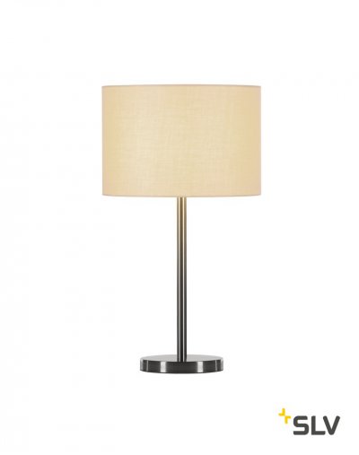 SLV 155785 SOPRANA TL-2 Tischleuchte, metall geb?rstet, ohne Schirm