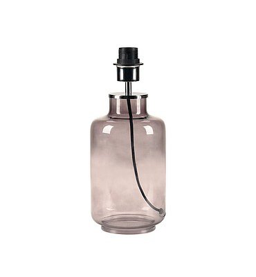 155808 SLV FENDA, светильник настольный для лампы E27 40Вт макс., цилиндр, без абажура, стекло дымчатое