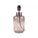 155808 SLV FENDA, светильник настольный для лампы E27 40Вт макс., цилиндр, без абажура, стекло дымчатое