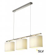 SLV 155871 TRIADEM Pendelleuchte, weiss, 3xE27