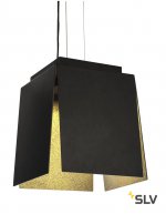 SLV 155960 AVENTO 30 PD светильник подвесной 15Вт с LED 3000К, 660лм, черный/ золото