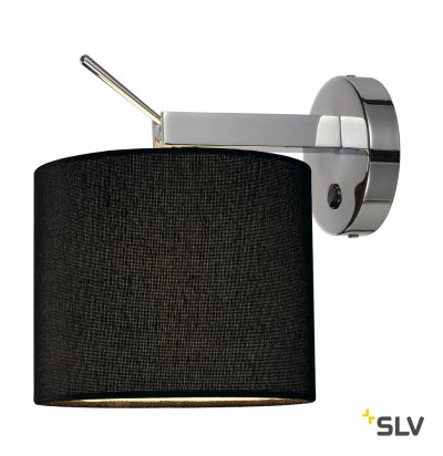 SLV 156020 TENORA Wandleuchte, WL-1, schwarz, E27 max. 60W