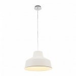 156091 SLV FENDA, абажур алюминиевый диам. 40 см для лампы E27 75Вт макс., белый