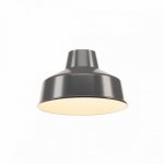 156095 SLV FENDA, абажур алюминиевый диам. 40 см для лампы E27 75Вт макс., серый / белый