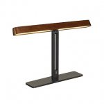 SLV 156237 VINCELLI TL Tischleuchte, schwarz/Bambus, 2700K LED