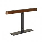 SLV 156237 VINCELLI TL Tischleuchte, schwarz/Bambus, 2700K LED