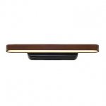 156287 SLV VINCELLI 2 WL светильник настенный с LED 9Вт (11Вт), 2700К, 500лм, черный / бамбук темный