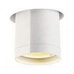 SLV 156411 BILAS Deckeneinbauleuchte, LED Downlight, rund, mattweiss, 20W, 60°, 2700K