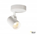 156501 SLV HELIA SINGLE светильник накладной с LED 11Вт, 3000К, 620лм, 35°, белый