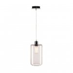 156938 SLV FENDA, абажур стеклянный диам. 15 см для лампы E27 40Вт макс., стекло дымчатое