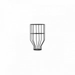 156960 SLV FENDA, абажур проволочный диам. 14 см, черный матовый