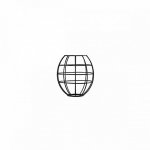 156970 SLV FENDA, абажур проволочный диам. 17.5 см, черный матовый