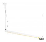 SLV 157671 OPEN GRILL LED, Single Twist Pendelleuchte, 1200mm, weiss