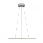 SLV 158633 LED PANEL ROUND, Pendelleuchte , silbergrau, 360LED, 40W, dimmbar 1-10V, 3000K