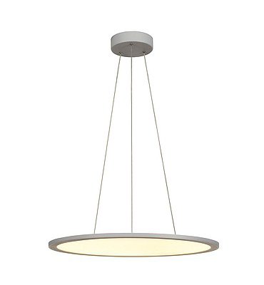 SLV 158633 LED PANEL ROUND, Pendelleuchte , silbergrau, 360LED, 40W, dimmbar 1-10V, 3000K SLV 158633 LED PANEL ROUND, Pendelleuchte , silbergrau, 360LED, 40W, dimmbar 1-10V, 3000K