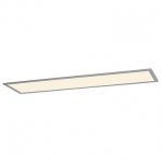 SLV 158732 I-PENDANT PRO LED Panel Pendelleuchte, 1195x295mm, silbergrau, 230V, 2700K
