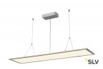 SLV 158733 I-PENDANT PRO LED Panel Pendelleuchte, 1195x295mm, silbergrau, 230V, 3000K