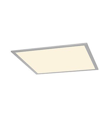 158743 SLV I-VIDUAL LED PANEL 60x60 светильник встраиваемый с LED 35Вт, 3000К, 3250лм, без БП, серебристый
