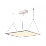 158743 SLV I-VIDUAL LED PANEL 60x60 светильник встраиваемый с LED 35Вт, 3000К, 3250лм, без БП, серебристый