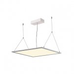 158744 SLV I-VIDUAL LED PANEL 60x60 светильник встраиваемый с LED 35Вт, 4000К, 3650лм, без БП, серебристый