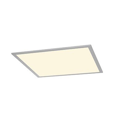 158744 SLV I-VIDUAL LED PANEL 60x60 светильник встраиваемый с LED 35Вт, 4000К, 3650лм, без БП, серебристый
