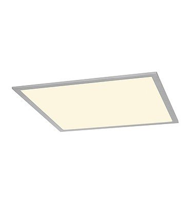 158754 SLV I-VIDUAL LED PANEL 62x62 светильник встраиваемый с LED 35Вт, 4000К, 3650лм, без БП, серебристый