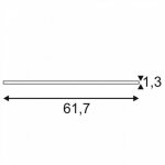 Светодиодная панель SLV 158813 I-VIDUAL PREMIUM LED Panel Rasterdecken, 620x620mm, UGR<19, 3000K, weiss