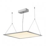 SLV 158823 I-VIDUAL PREMIUM LED Panel f?r Rasterdecken, 600x600mm, UGR<19, 3000K, silber