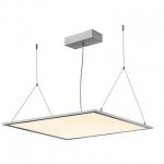 SLV 158833 I-VIDUAL PREMIUM LED Panel f?r Rasterdecken, 620x620mm, UGR<19, 3000K, silber