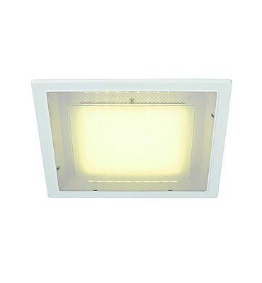 SLV 160291 ECO LED SQUARE светильник встраиваемый 230В c 100 SMD LED 10Вт (12.2Вт), 3000K, 800lm, белый