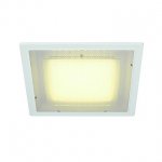 SLV 160291 ECO LED SQUARE светильник встраиваемый 230В c 100 SMD LED 10Вт (12.2Вт), 3000K, 800lm, белый