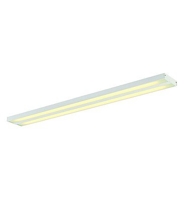 SLV 160773 KUNO CEILING Deckenleuchte, weiss, 2xT5 54W, inkl. PMMA Diffusor