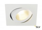 SLV 161281 CONTONE Downlight, schwenkbar, eckig, weiss, 13W LED, warmweiss