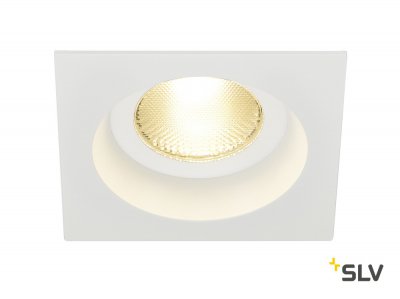 SLV 161301 CONTONE Downlight, eckig, weiss, 13W LED, warmweiss, IP44
