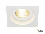 SLV 161301 CONTONE Downlight, eckig, weiss, 13W LED, warmweiss, IP44