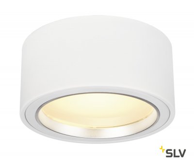 SLV 161461 LED AUFBAUSTRAHLER 1800lm, rund, weiss, 48 LED, 3000K