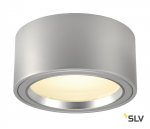 SLV 161464 LED AUFBAUSTRAHLER 1800lm, rund, silbergrau, 48 LED, 3000K