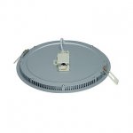 SLV 162514 ECO LED PANEL ROUND светильник встраиваемый c 132 SMD LED, 14Вт, 3000K, 1000lm, 120°, 350mA, серебр.