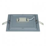 SLV 162524 ECO LED PANEL SQUARE светильник встраиваемый 350mA c 11 SMD LED, 12Вт, 3000K, 535lm, серебристый