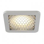 SLV 162604 SKALUX COMP Deckeneinbau- leuchte, eckig, silbergrau, 3000K