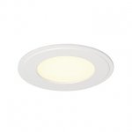 SLV 162703 SENSER Einbauleuchte, rund, weiss, 6W, 3000K