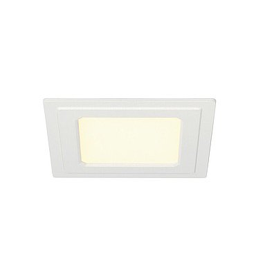 SLV 162763 SENSER Einbauleuchte, eckig, weiss, 6W, 3000K