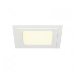 SLV 162763 SENSER Einbauleuchte, eckig, weiss, 6W, 3000K