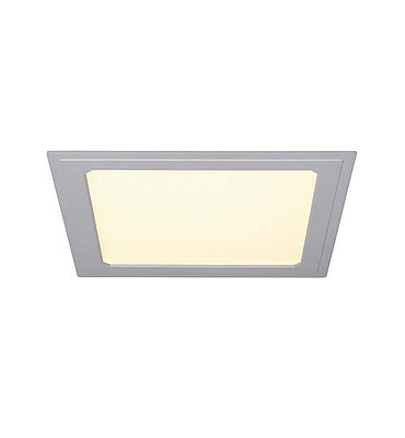 SLV 162813 SENSER Einbauleuchte, eckig, silbergrau, 14W, 3000K