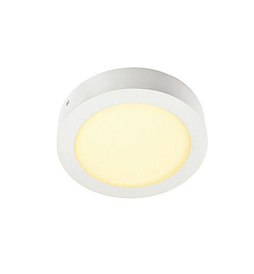 SLV 162923 SENSER Wand- und Decken- leuchte, rund, weiss, 14W, 3000K